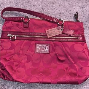 Magenta coach bag